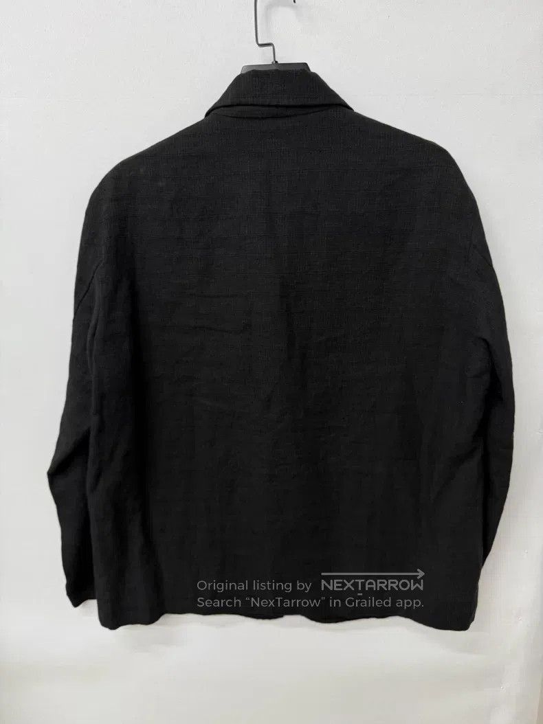 Yohji Yamamoto YOHJI YAMAMOTO Linen Texture Lapel Jacket Size US M / EU 48-50 / 2 - 6 Thumbnail