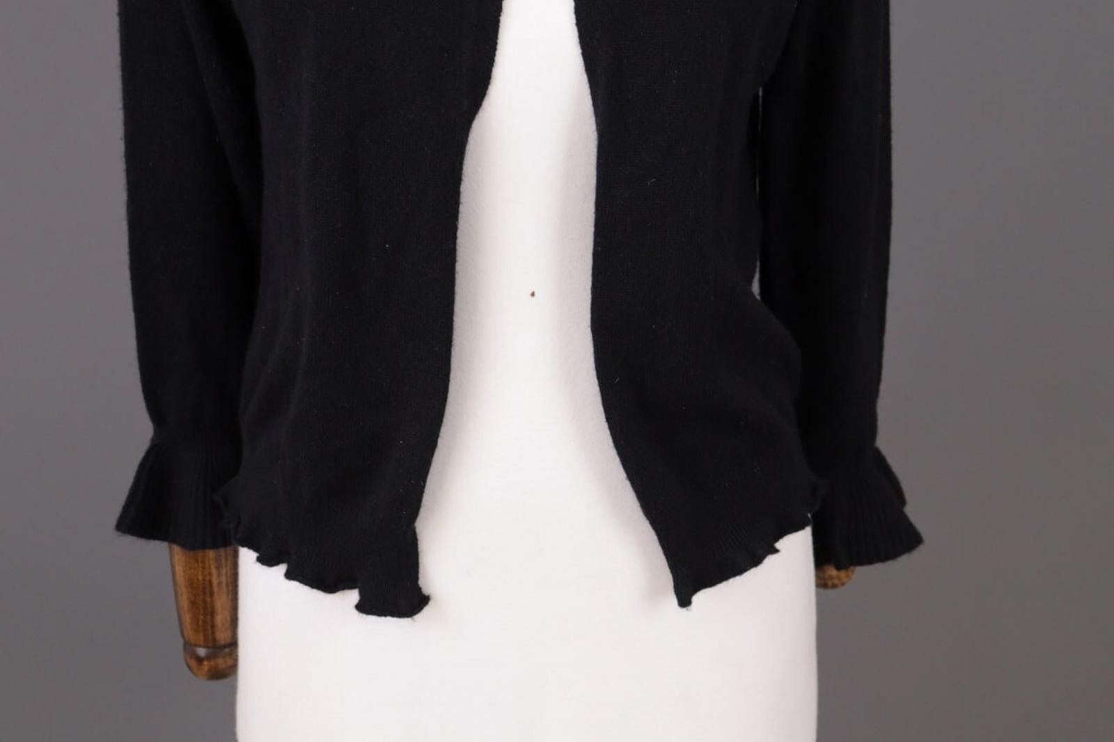 Designer Princess Goes Hollywood Cashmere Cardigan Sweater Size 38 Size M / US 6-8 / IT 42-44 - 2 Thumbnail