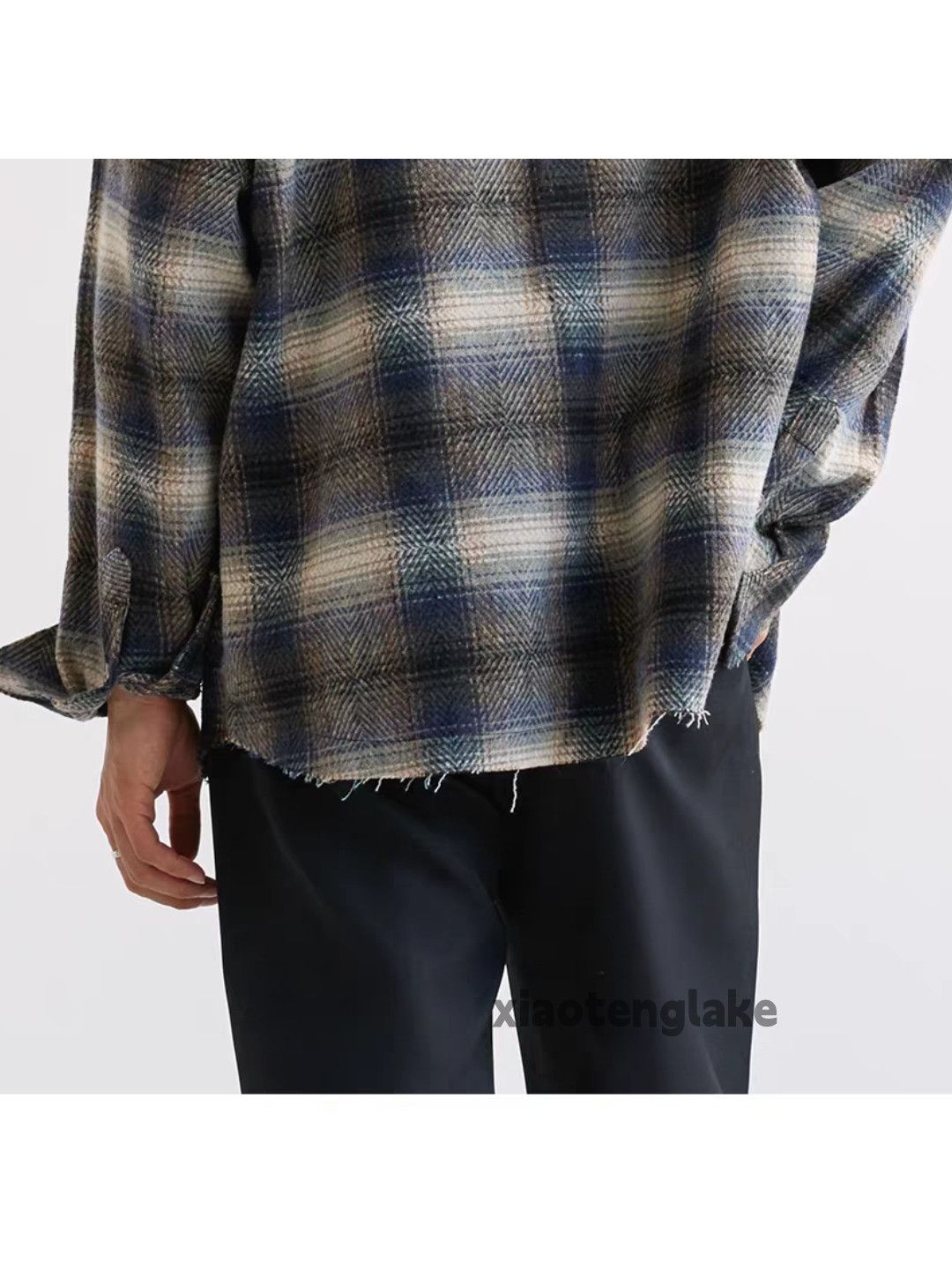 Vintage Unisex outdoor utility plaid loose pattern festival shirt Size US L / EU 52-54 / 3 - 6 Thumbnail