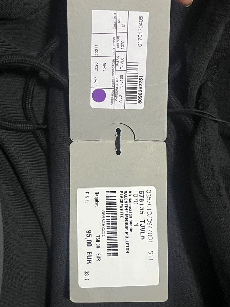Balenciaga Balenciaga Black Valentine's day I love u do old mailbox s Size US M / EU 48-50 / 2 - 6 Thumbnail