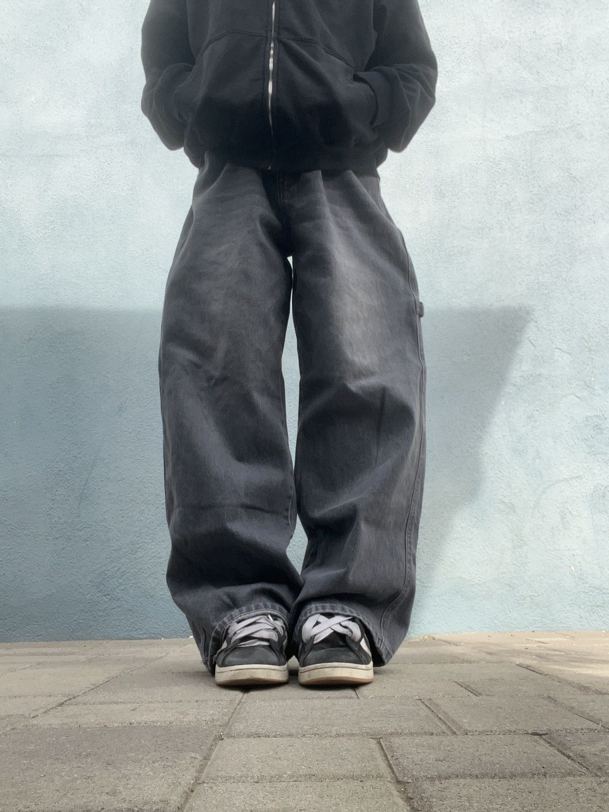 Vintage EATEN CO JEANS Size US 34 / EU 50 - 6 Thumbnail