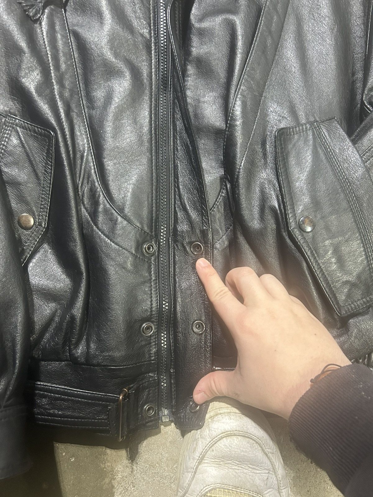 Vintage Beautiful Vintage Leather Jacket Size US M / EU 48-50 / 2 - 3 Thumbnail