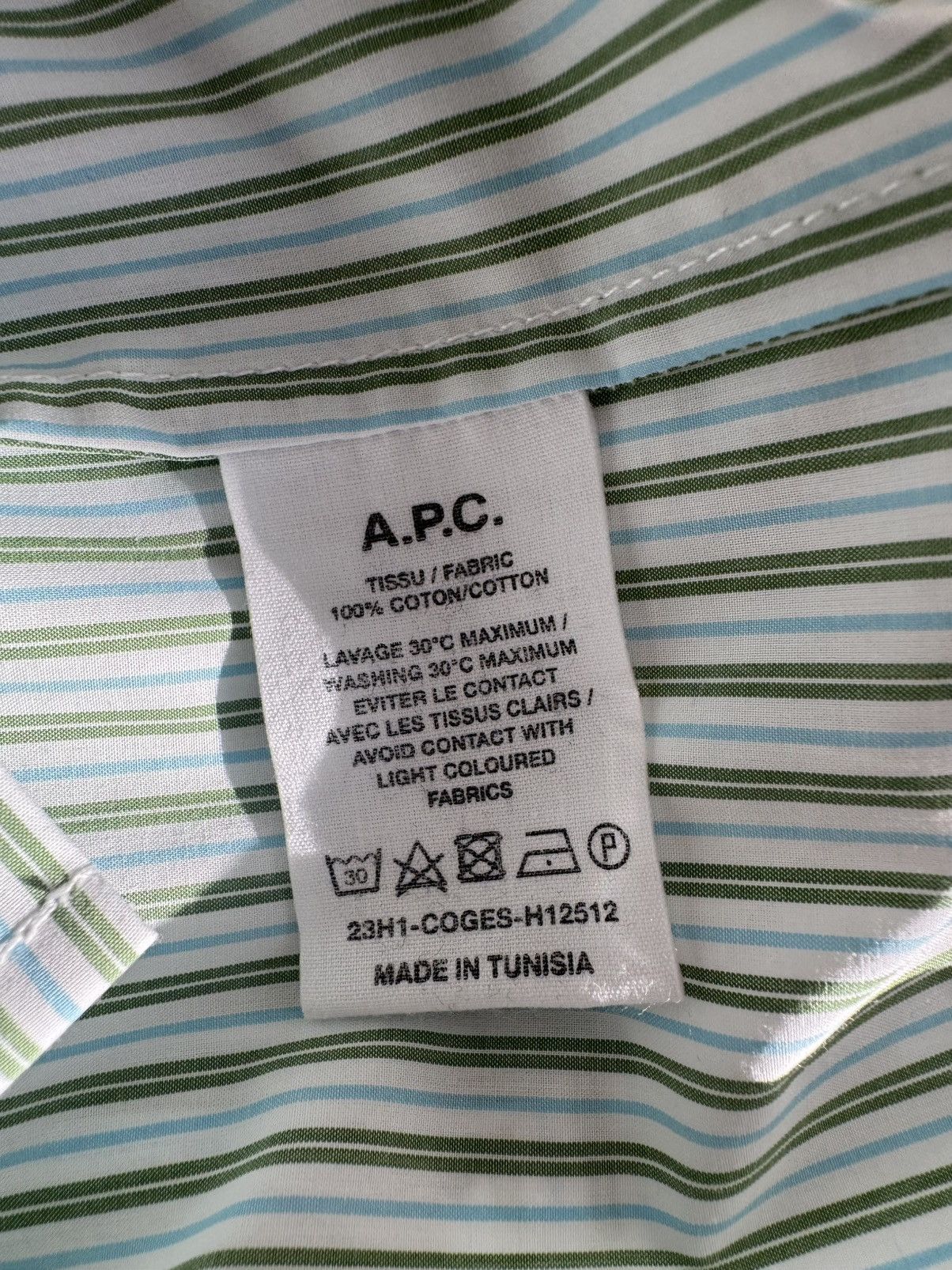 A.P.C. APC CLÉMENT SHIRT Size US S / EU 44-46 / 1 - 5 Thumbnail