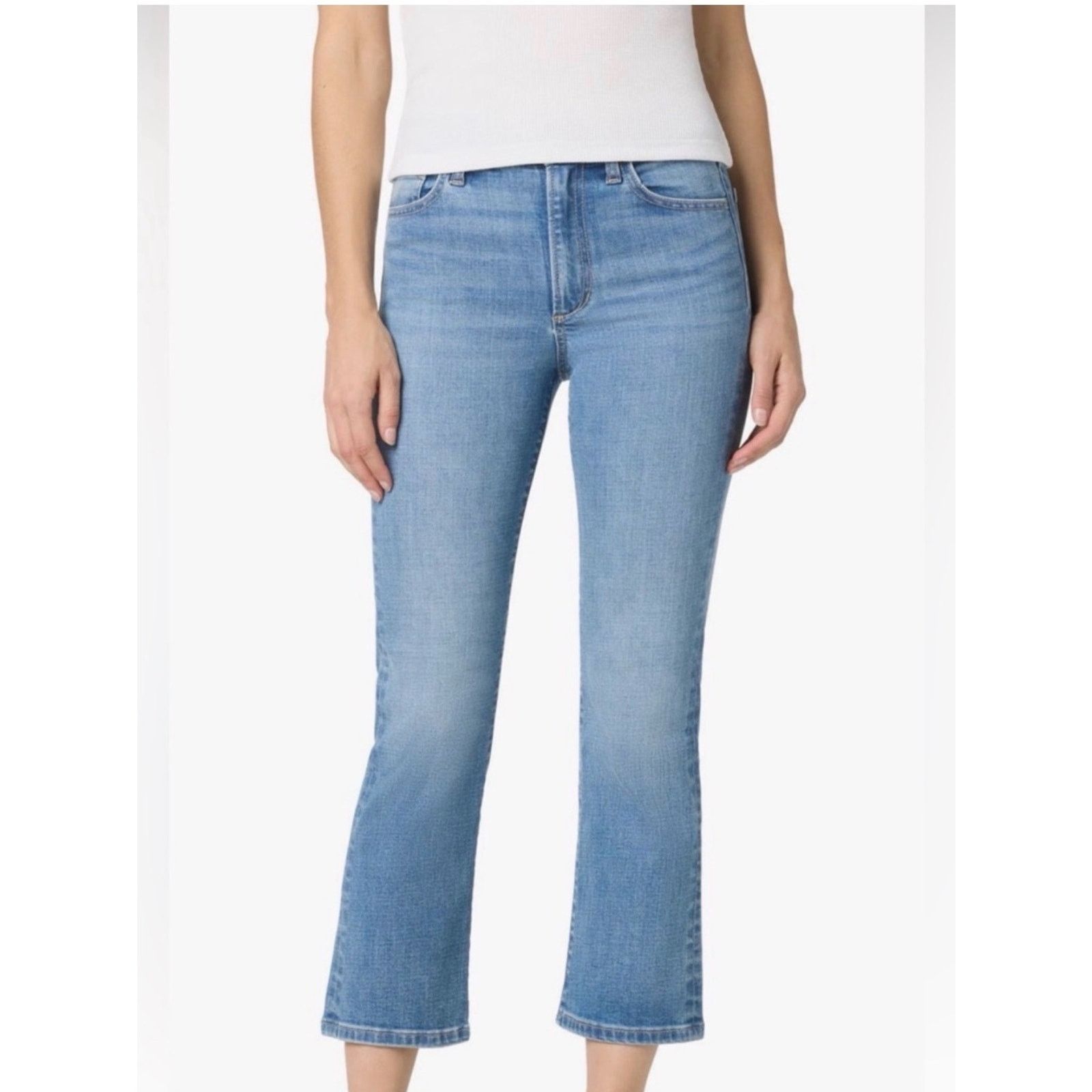 Joe's Joe's High Rise 26" Crop Bootcut Jeans Light Blue Cropped 30 Size 30" / US 8 / IT 44 - 1 Thumbnail
