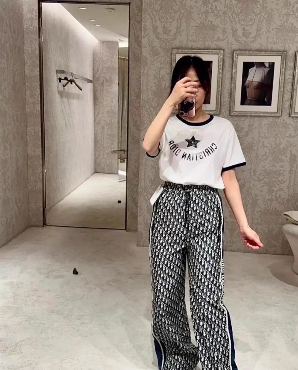 Dior DIOR monogram logo all over print pants Size 26" / US 2 / IT 38 - 9 Thumbnail