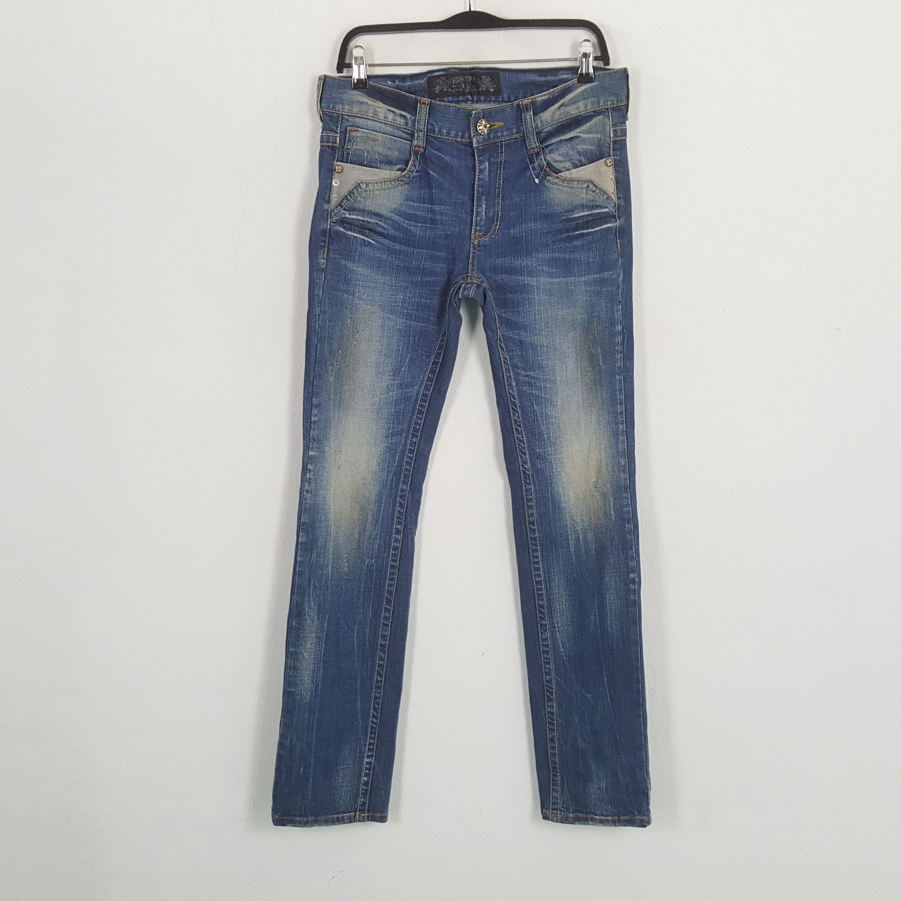 Vintage RED PEPPER Fashion Streetwear Style Jeans Size US 32 / EU 48 - 4 Thumbnail