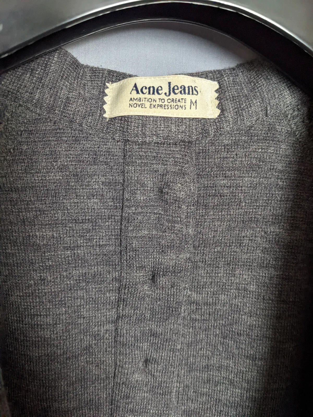 Acne Studios Acne Jeans Wool Condor Cardigan, Sz M Size M / US 6-8 / IT 42-44 - 4 Thumbnail