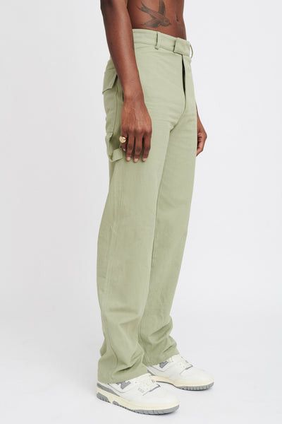 Lac Demure Ruben kone - Work pants “OLIVE” Size US 32 / EU 48 - 7 Thumbnail
