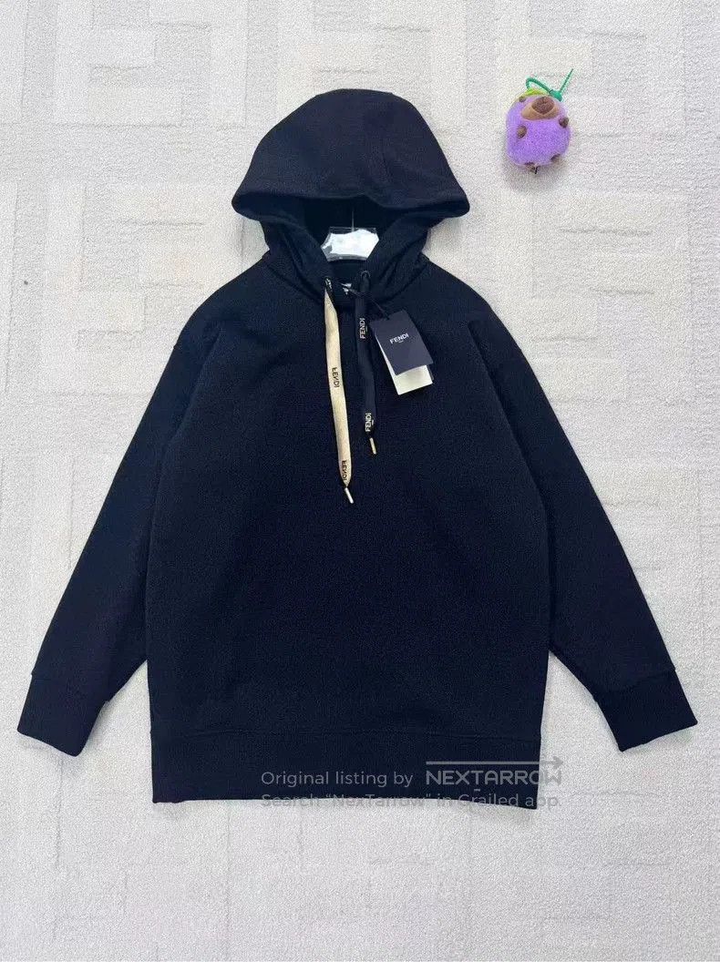 Fendi Fendi Black Logo Hoodie Sweatshirt S. Size US S / EU 44-46 / 1 - 1 Thumbnail