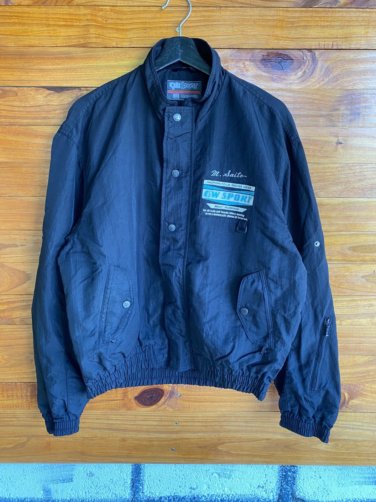 Goldwin Vintage Goldwin GW Sport Motorcycle Jacket Black YSP Keiyo Size US L / EU 52-54 / 3 - 3 Thumbnail