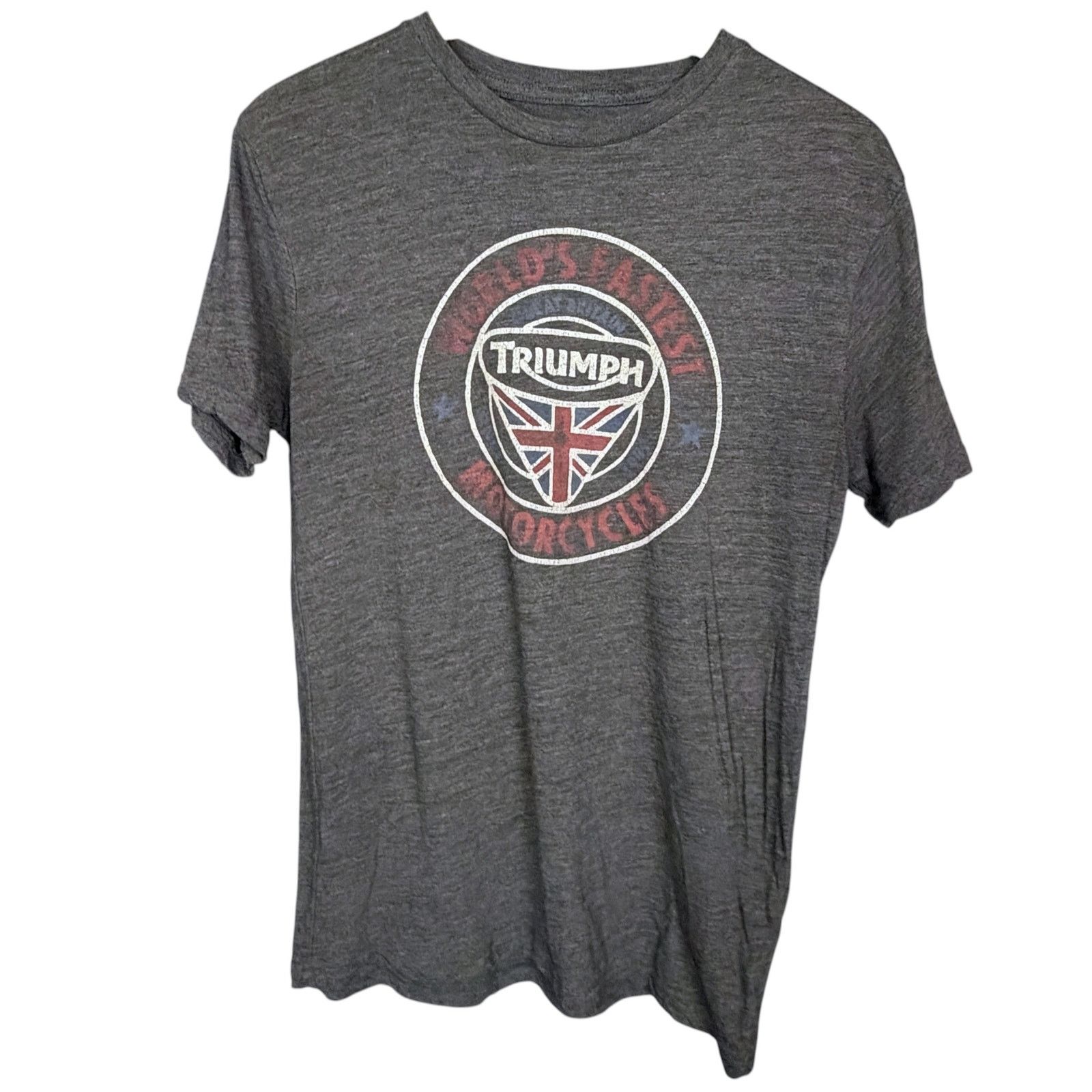 Lucky Brand Triumph Motorcycles x Lucky Brand Men's Small Dark Grey Tee Size US S / EU 44-46 / 1 - 6 Thumbnail