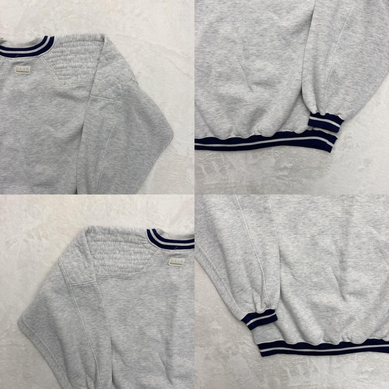 Vintage VINTAGE Gear For Sports York College Sweatshirt Mens Large Gray Crewneck Fleece Size US L / EU 52-54 / 3 - 9 Thumbnail
