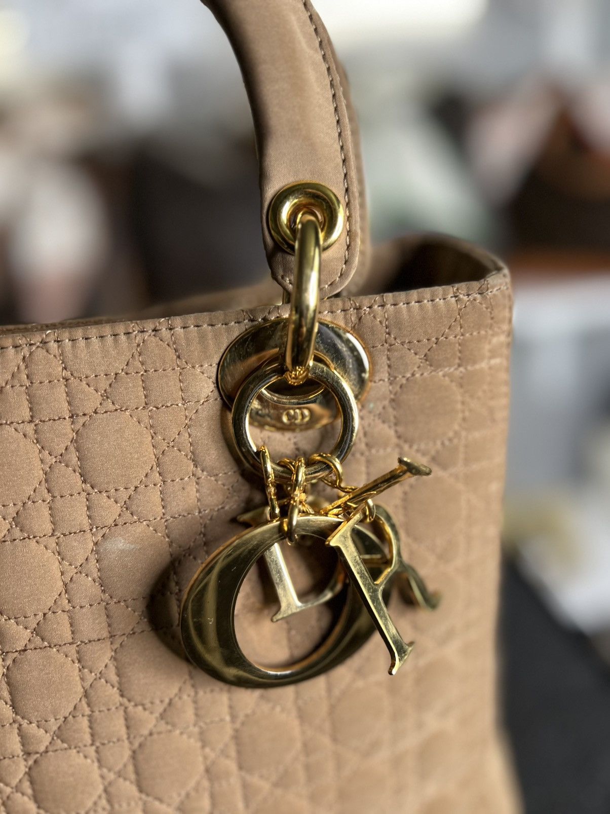 Christian Dior Monsieur Christian Dior Medium Cannage Lady Dior Bag Size ONE SIZE - 2 Thumbnail