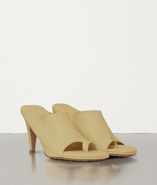 Bottega Veneta o1y0725 Spike Heel Mules in Sand Size US 8.5 / IT 38.5 - 3 Thumbnail