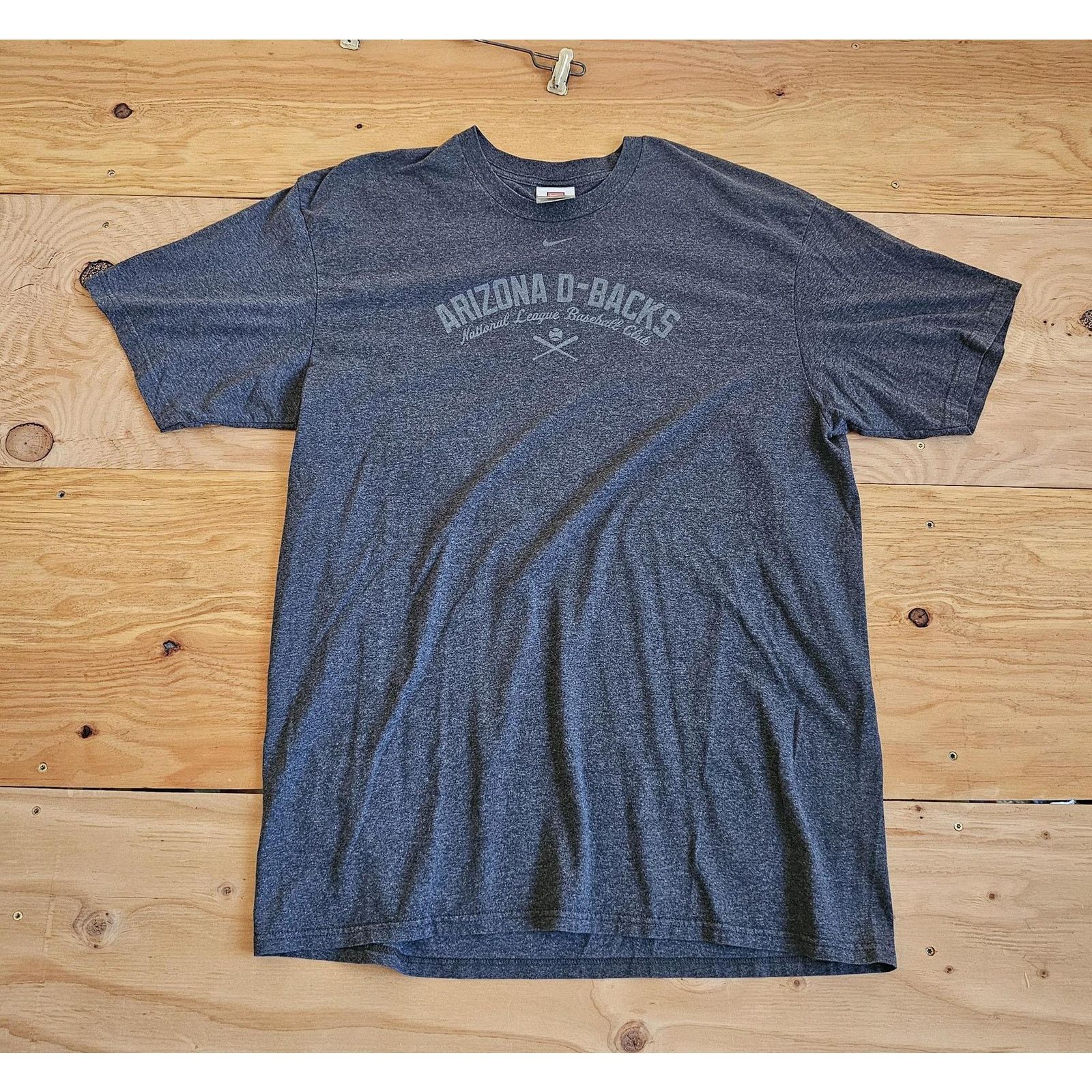 Nike Nike Arizona Diamondbacks T-shirt Charcoal Gray Sz XL Y2K Size US XL / EU 56 / 4 - 1 Thumbnail