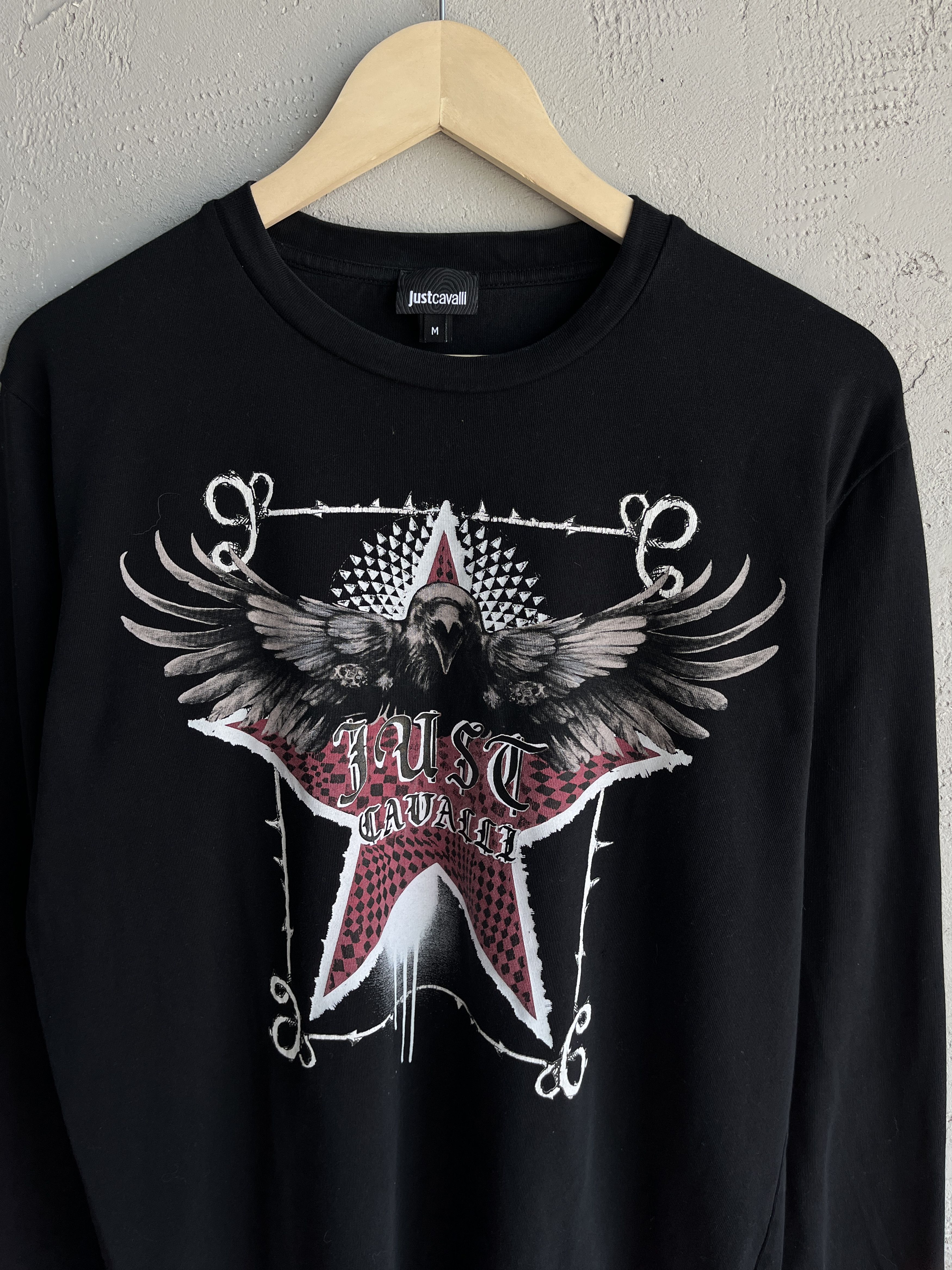 Just Cavalli Just Cavalli Y2K Rare Luxury T Shirt Long Sleeve Size US M / EU 48-50 / 2 - 2 Thumbnail