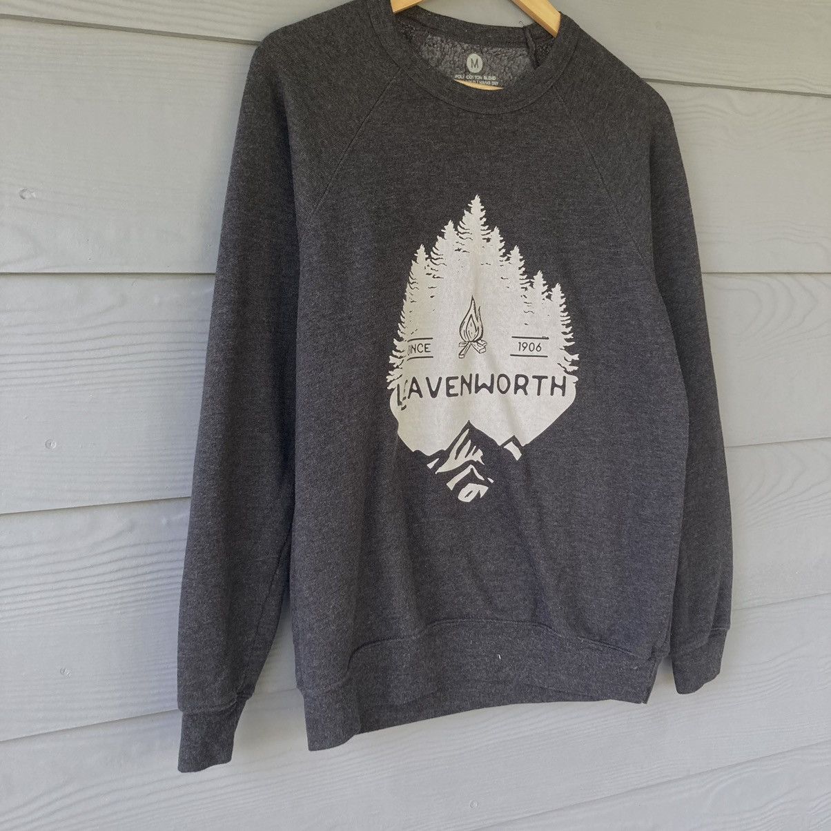 Vintage Vintage Leavenworth Grey Sweatshirt Big Logo Crewneck Size US M / EU 48-50 / 2 - 2 Thumbnail