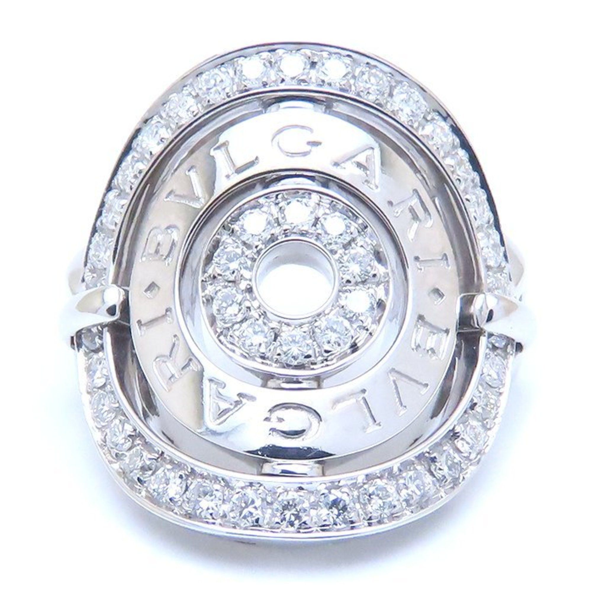 BVLGARI Astrale Cerchi Ring in 18K White Gold with Diamonds, #15