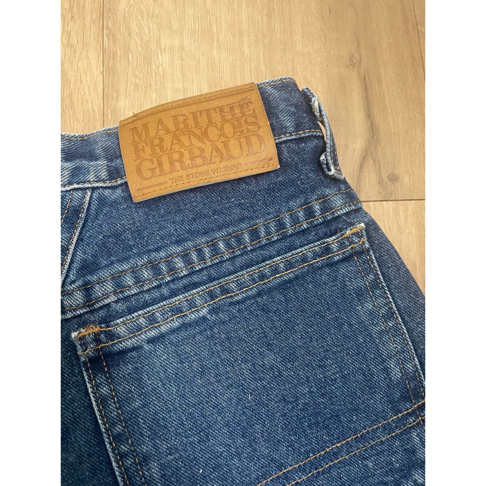 Marithe + Francois Girbaud VTG Girbaud Womens Size 3/4 Denim Cut Off Shorts Marithe Size 25" / US 0 / IT 36 - 4 Thumbnail