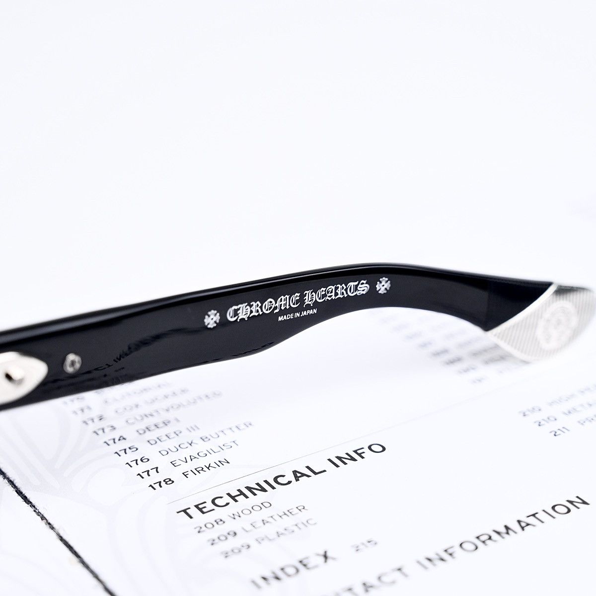 Chrome Hearts CHROME HEARTS SLUSS BUSSIN II BLACK SUNGLASSES Size ONE SIZE - 5 Thumbnail
