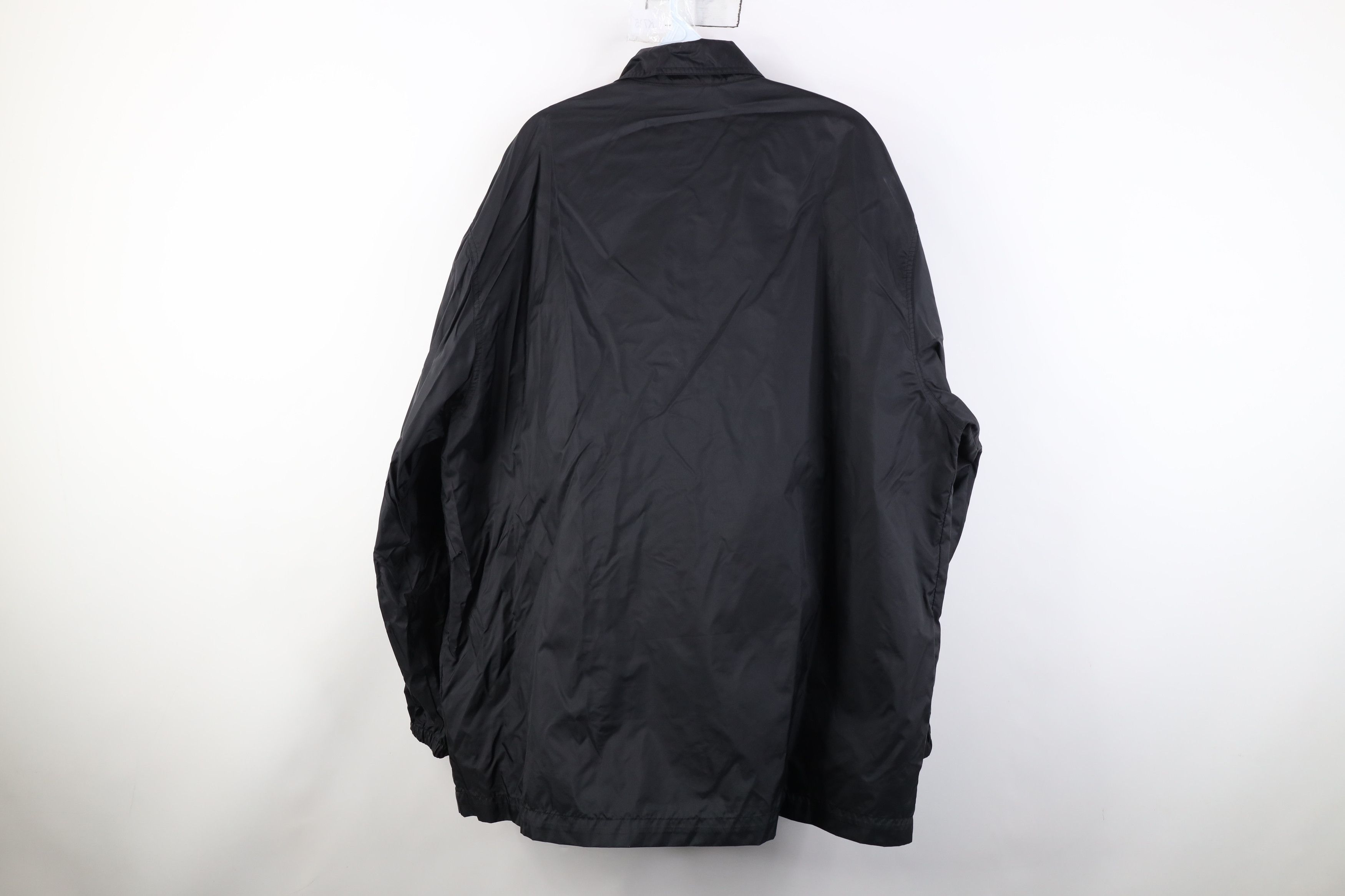 Nike Vintage Nike Mini Swoosh Collared Zip Windbreaker Jacket Size US XL / EU 56 / 4 - 15 Thumbnail