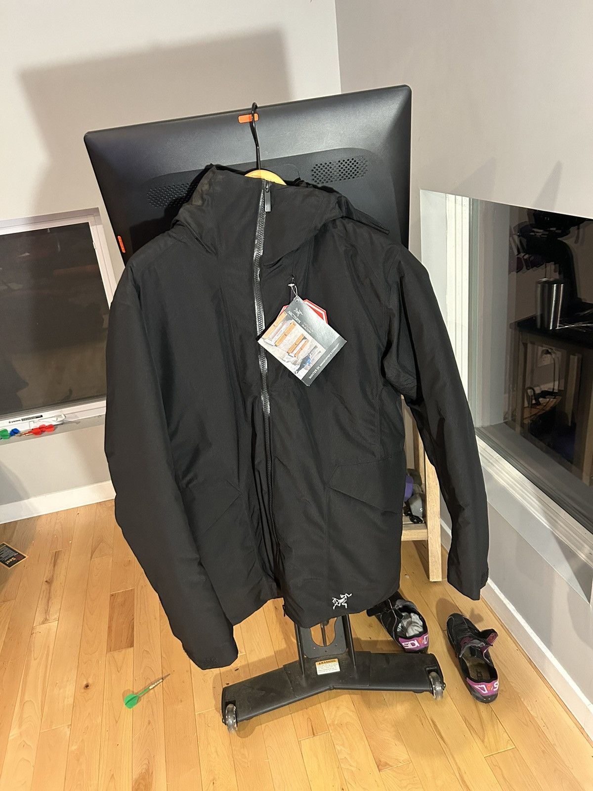 アークテリクス KHUNO PARKA クーノパーカー ジャケット 黒L Arc'Teryx Men Arcteryx Khuno Parka Kuno Jacket Black L