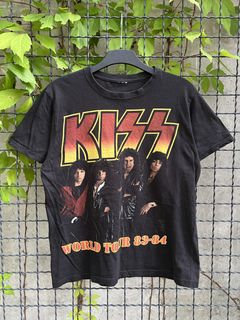 TimeBanditShop Rare Vintage Early '80s Kiss Band T-Shirt