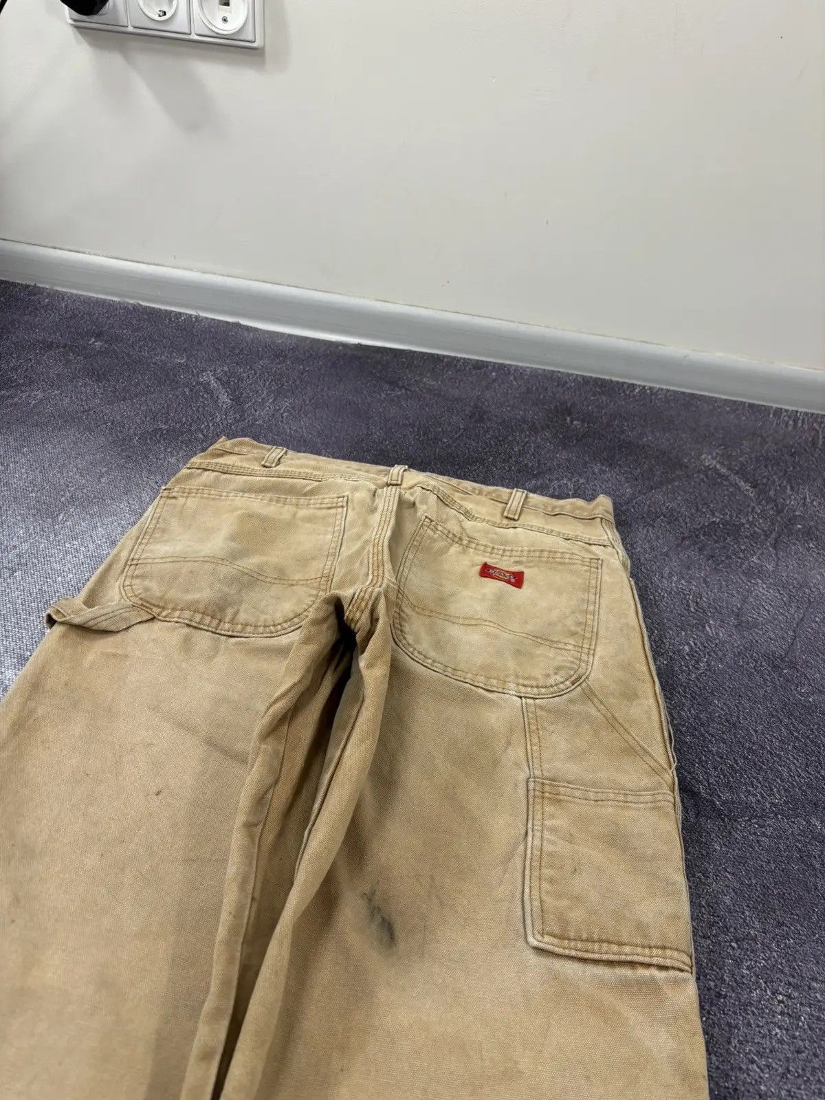 Dickies × Vintage Vintage Dickies Faded Carpenter USA Hype Skate Baggy Pants Size US 34 / EU 50 - 5 Thumbnail