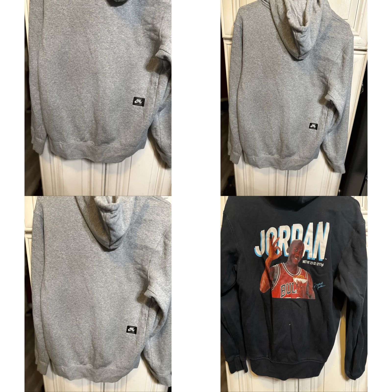 Nike Nike SB Men's Logo Graphic Long Sleeve Pullover Hoodie Gray Small Size US S / EU 44-46 / 1 - 8 Thumbnail