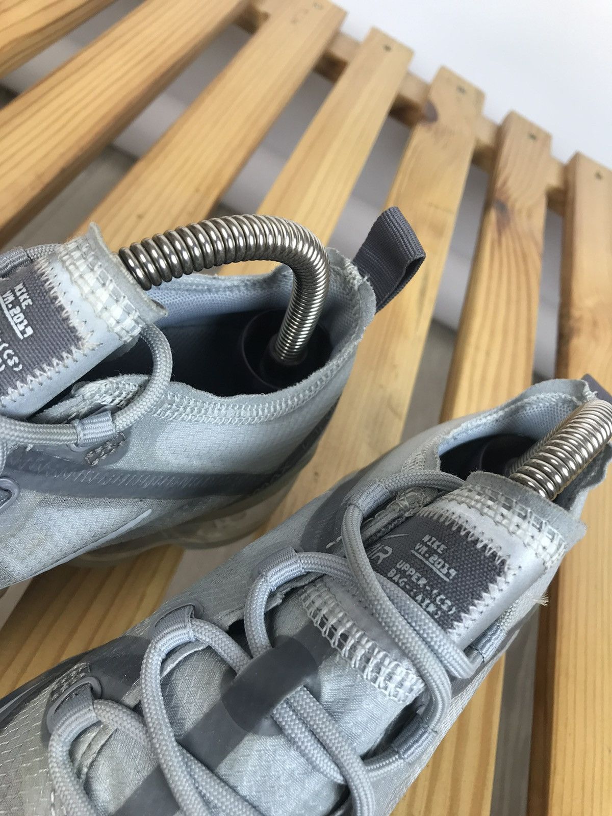 Nike Nike Air Vapormax 2019 Pale Grey Size US 4 / IT 34 - 5 Thumbnail