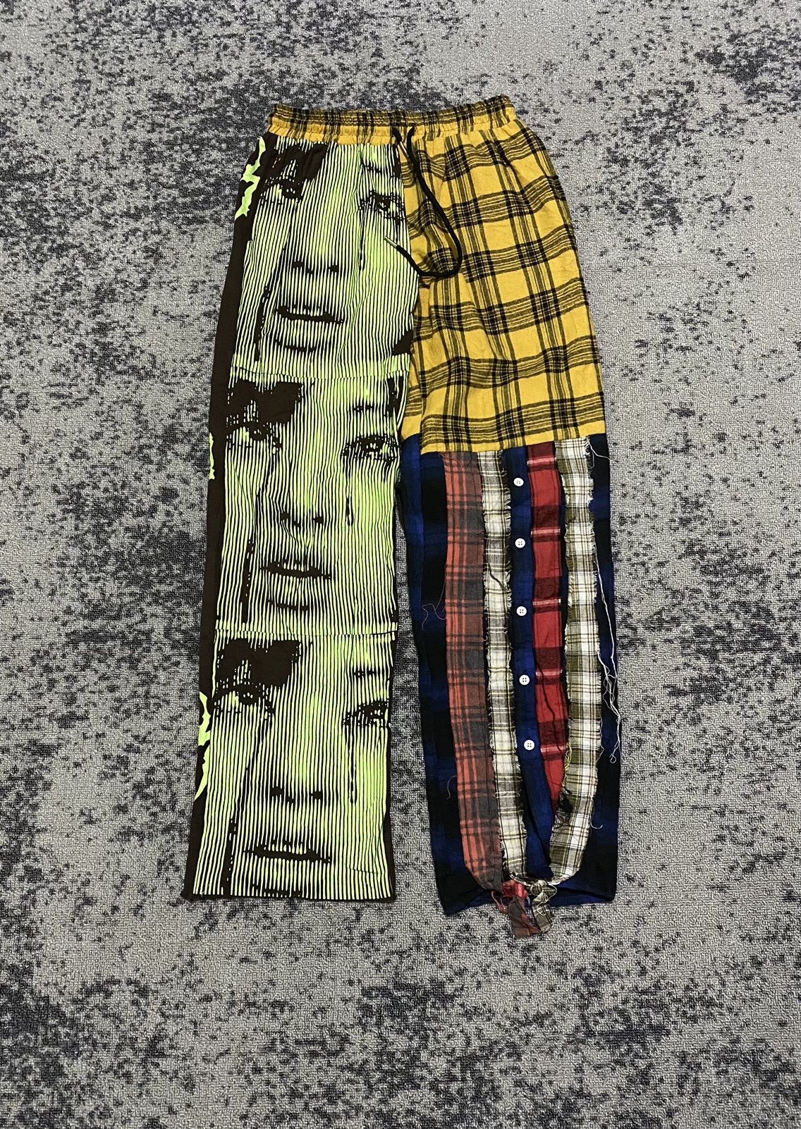 Hysteric Glamour Y2k Plaid kill bill patchwork pants Size US 28 / EU 44 - 1 Thumbnail