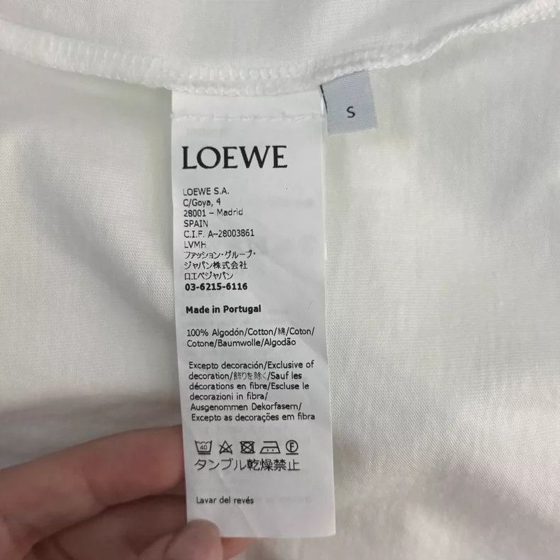 Loewe loewe White round ball letter short sleeve 2506-Nextarrow Size US S / EU 44-46 / 1 - 6 Thumbnail