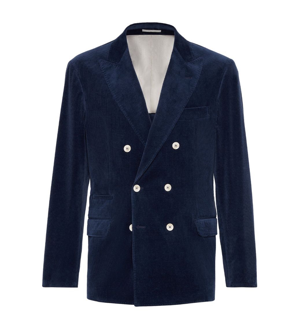 Brunello Cucinelli Jacket in Blue Size US XS / EU 42 / 0 - 1 Thumbnail