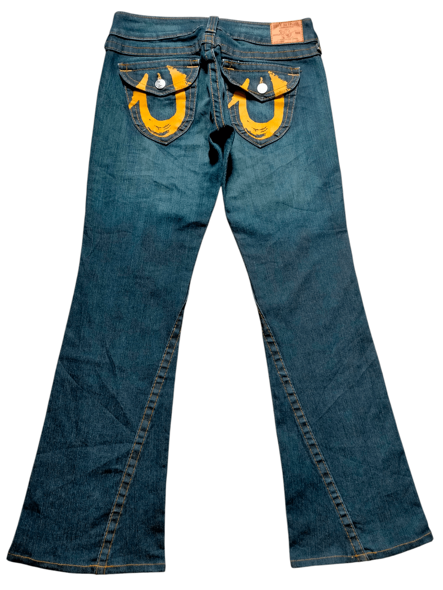 True Religion Flare Jeans True Religion Stretch Low Rise Boot cut Denim Size US 31 - 1 Thumbnail