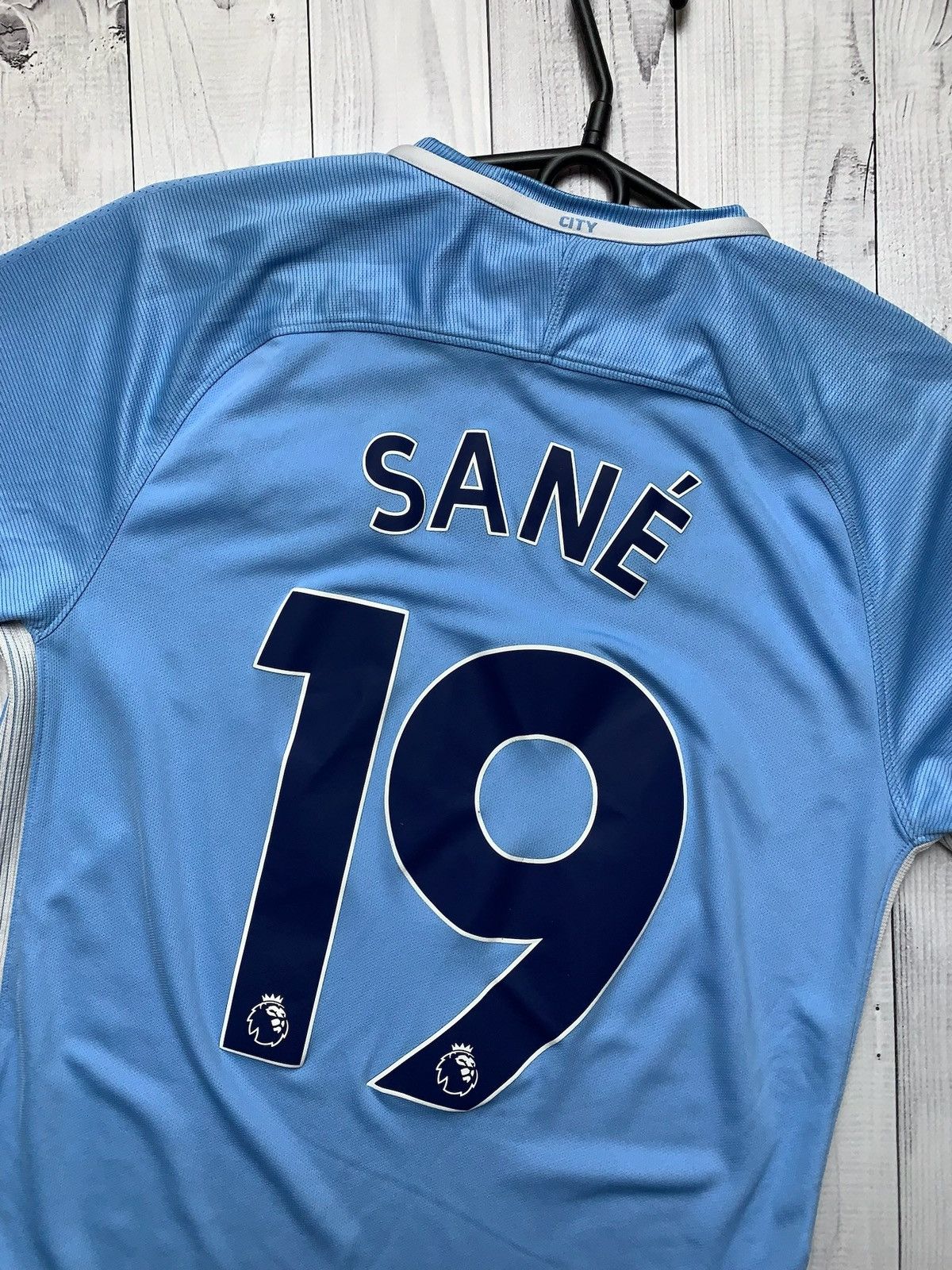 Nike × Vintage Vintage Nike Manchester City soccer jersey 19 Sane rare Size US S / EU 44-46 / 1 - 9 Thumbnail