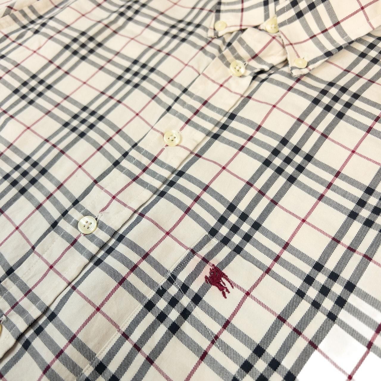 Burberry Vintage Burberry Check Button Up Short Sleeve Shirt Size M Size US M / EU 48-50 / 2 - 4 Thumbnail
