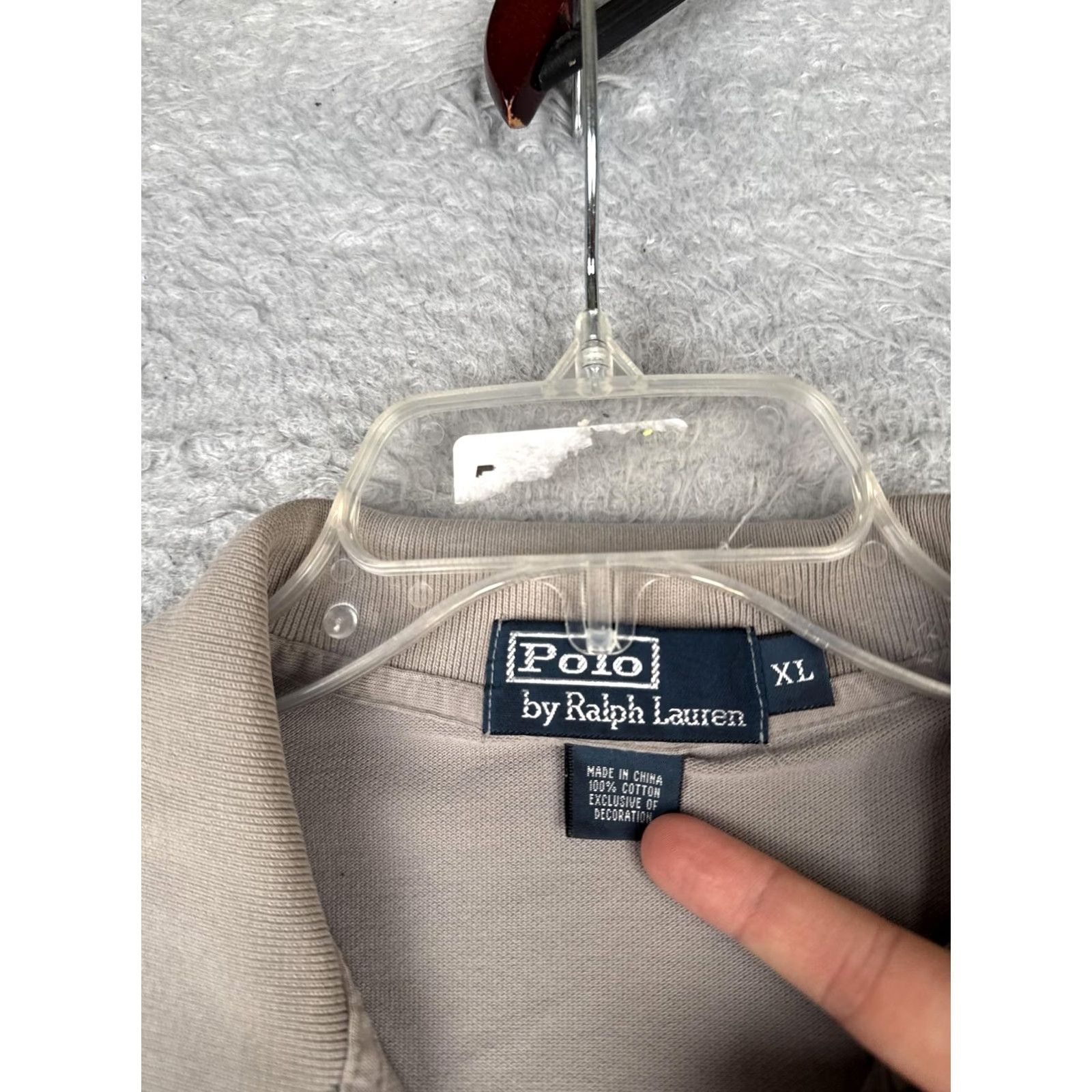 Polo Ralph Lauren Polo Ralph Lauren Polo Shirt Mens XL Brown 100% Cotton Short Sleeve Logo Casual Vintage? Size US XL / EU 56 / 4 - 7 Thumbnail