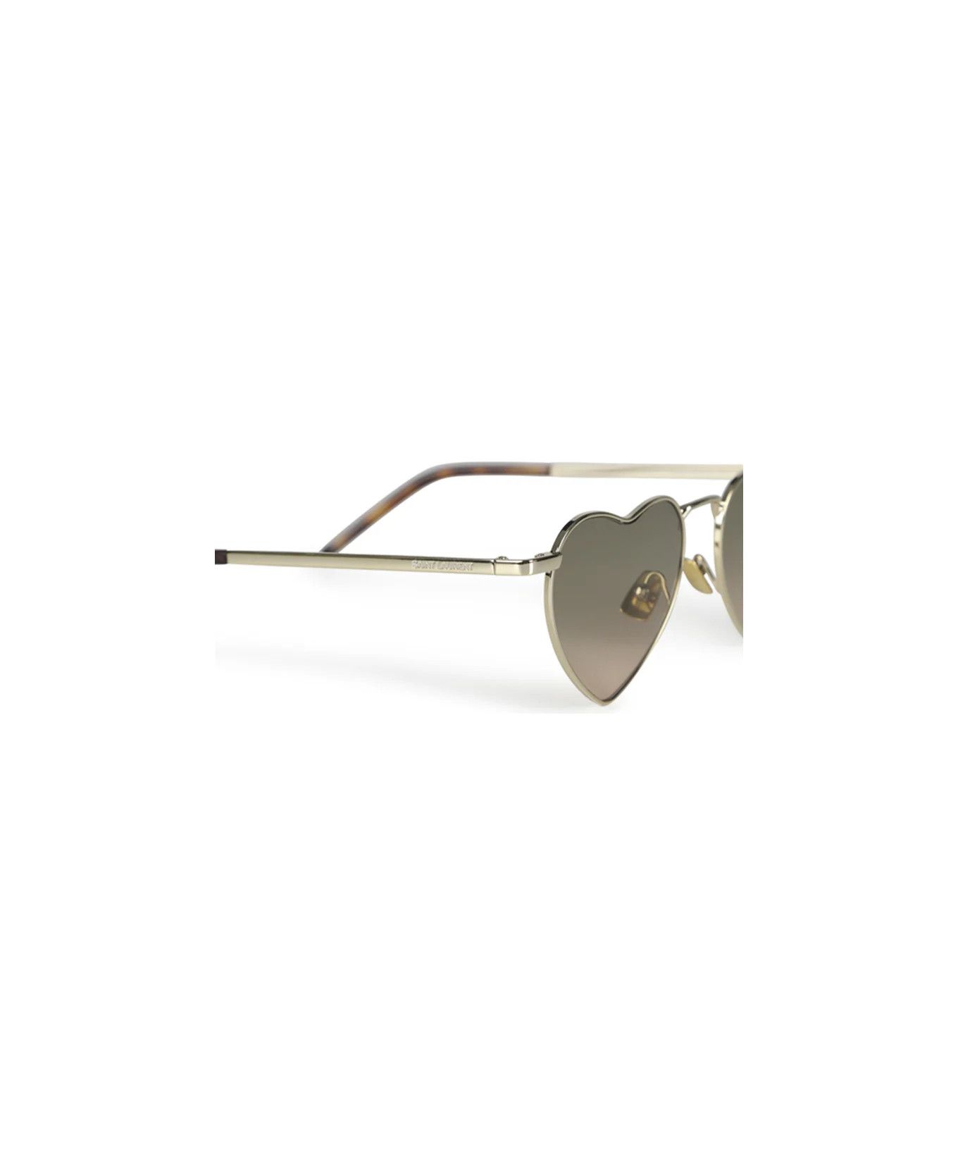Saint Laurent Paris o1bcso1str0426 Size:OS/Loulou Sunglasses in Light Gold Size ONE SIZE - 2 Thumbnail