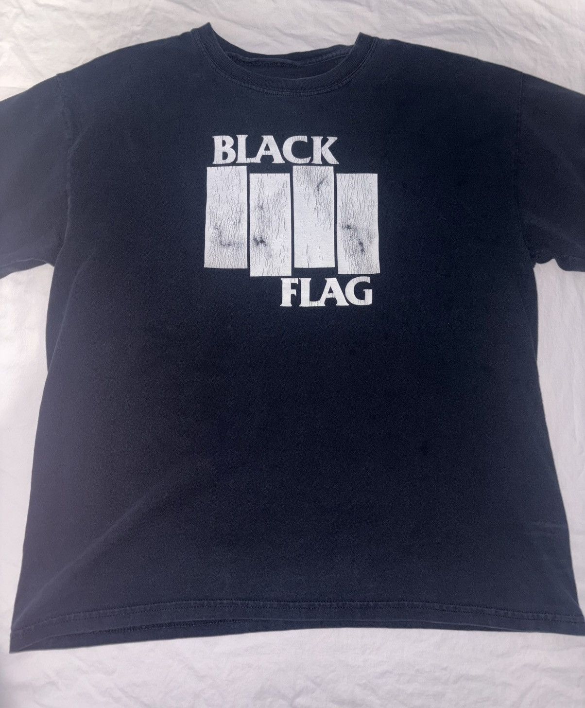Vintage Vtg black flag shirt size large Size US L / EU 52-54 / 3 - 1 Thumbnail