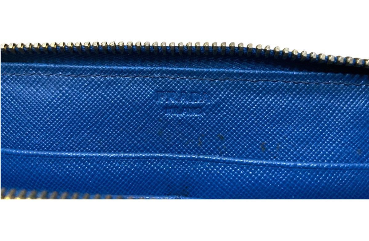 Designer × Prada Rare Design Vintage Brand Prada Long Wallet 1990s Size ONE SIZE - 8 Thumbnail