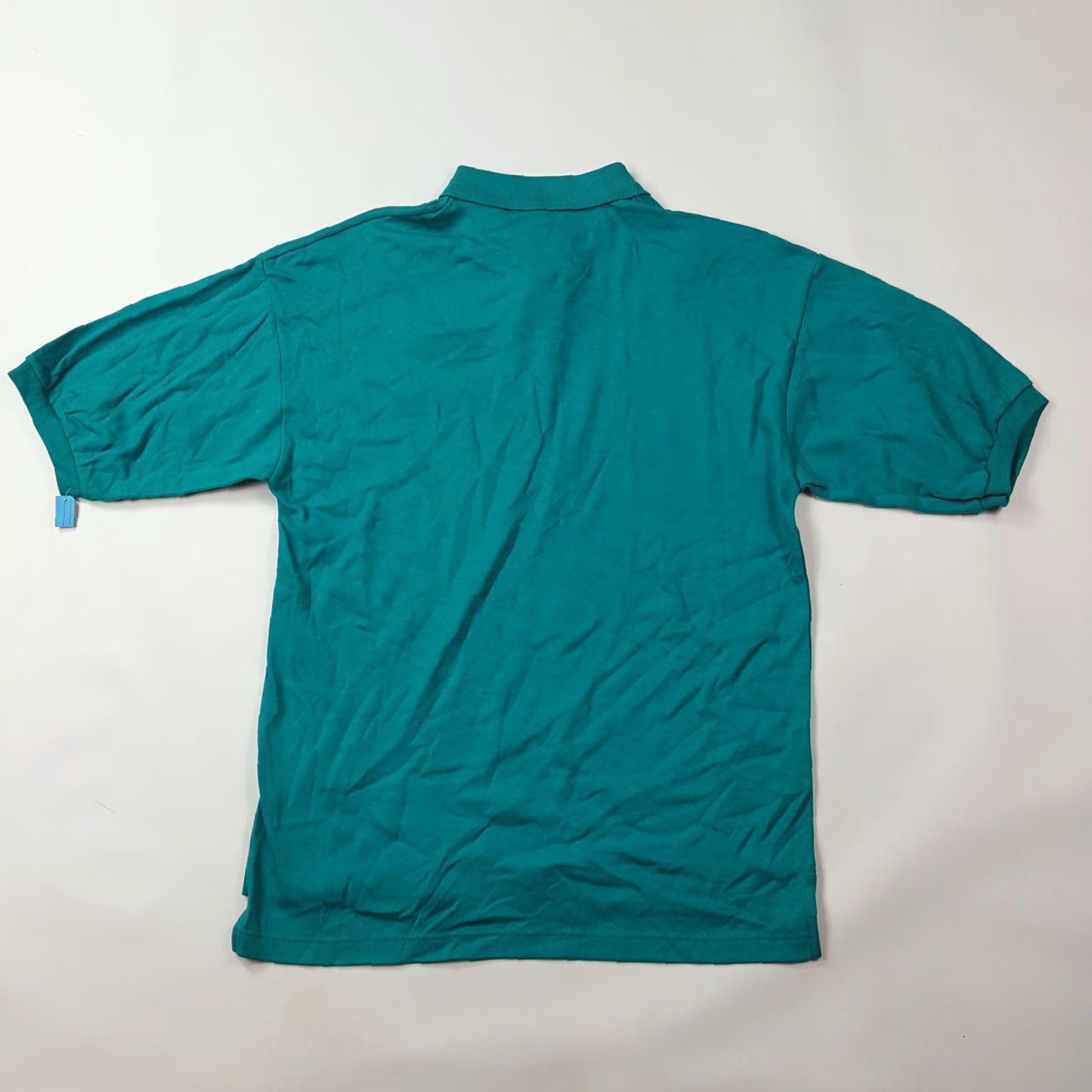 Vintage VINTAGE Vantage Polo Shirt Teal PGA Logo National University Golf Country Club Mens L Polo Blue 90s Casual Sports Shirt Size US L / EU 52-54 / 3 - 4 Thumbnail