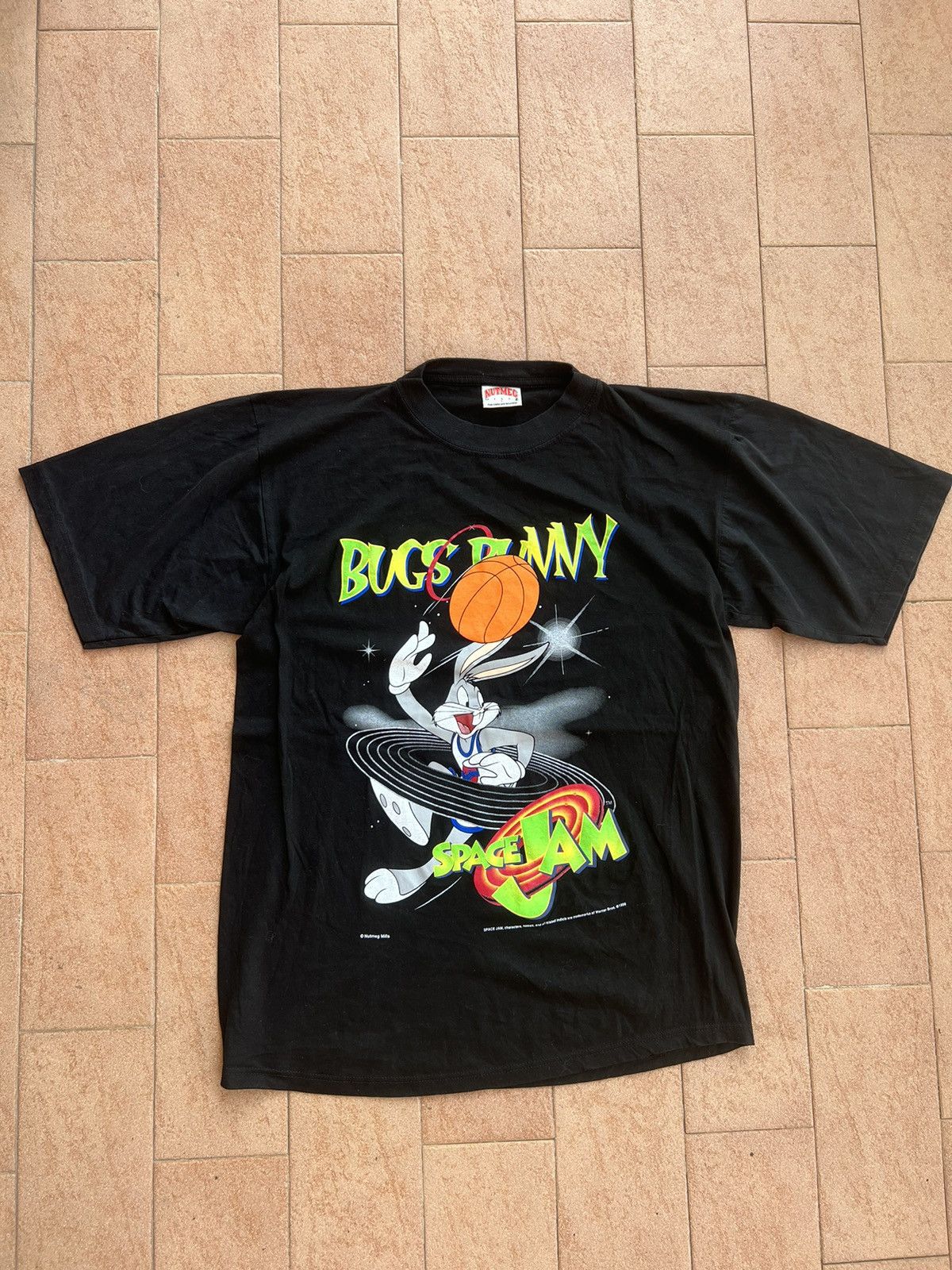 1996 Vintage Bugs Bunny Space Jam Nutmeg T-Shirt
