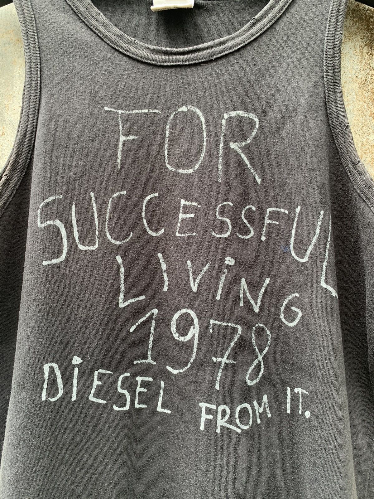 Diesel y2k Diesel Tank Top Black Faded Size L / US 10 / IT 46 - 2 Thumbnail