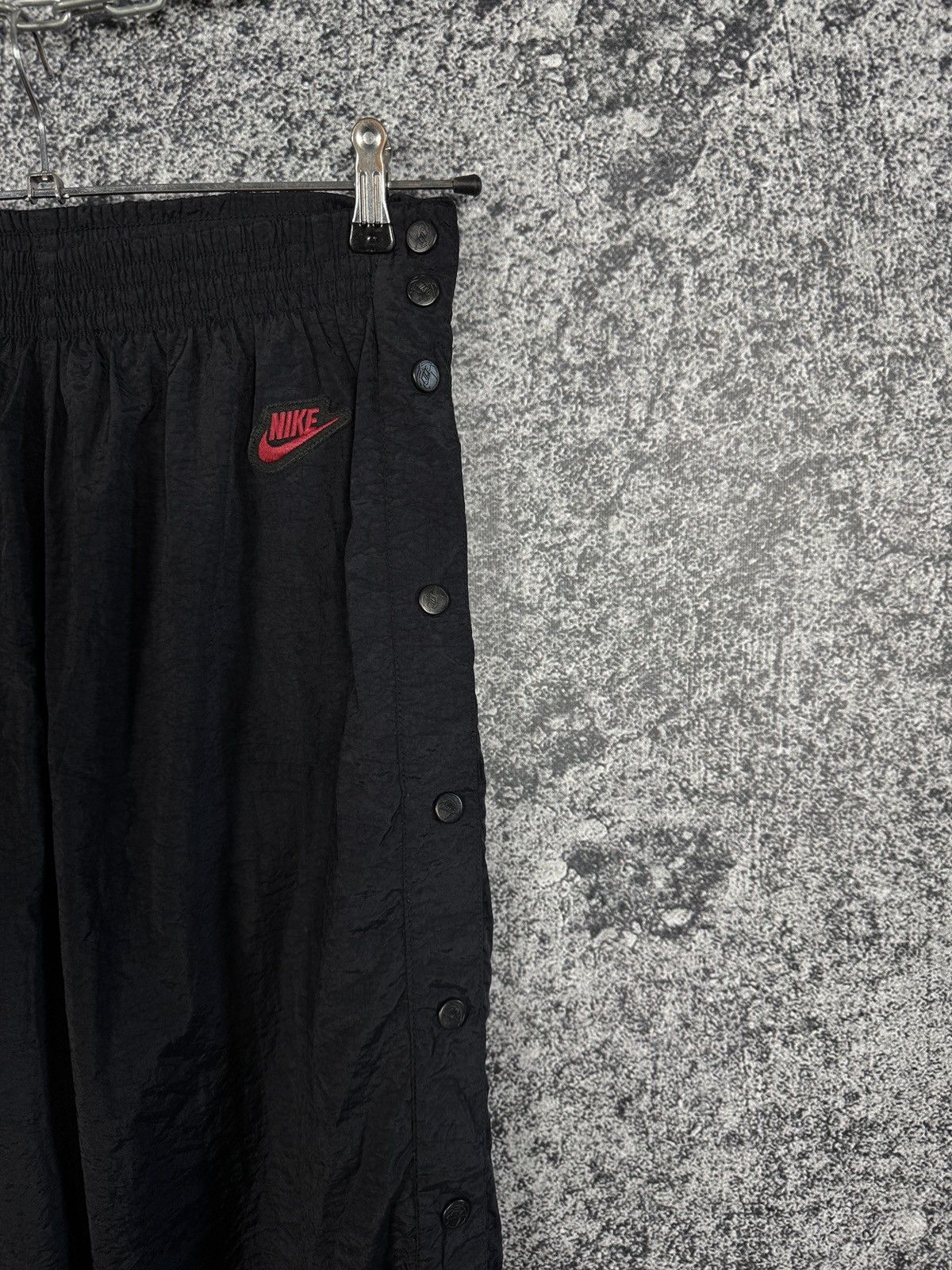 Nike Vintage 90s Nike Tearaway Nylon Track Pants Snap Button Sz S Size US 32 / EU 48 - 2 Thumbnail