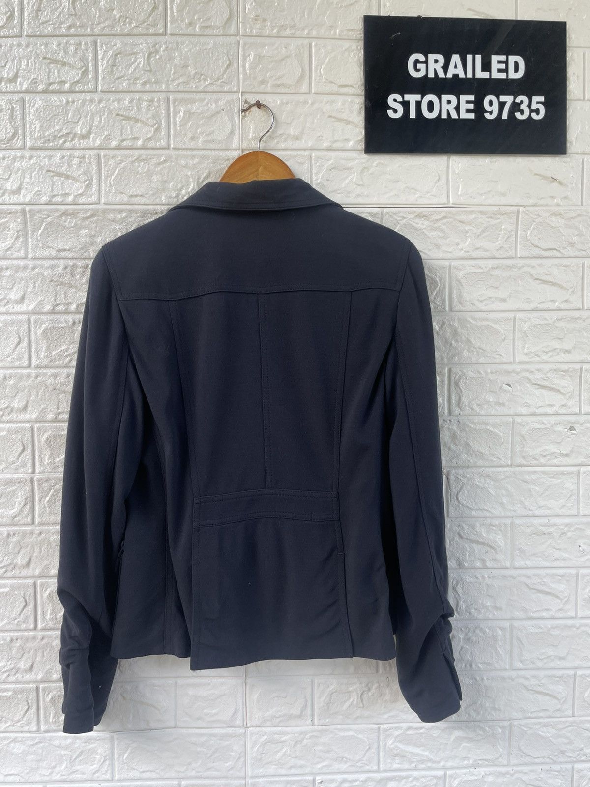 Burberry × Japanese Brand × Vintage Burberry Wool Blazer(WOMEN) Size S / US 4 / IT 40 - 2 Thumbnail