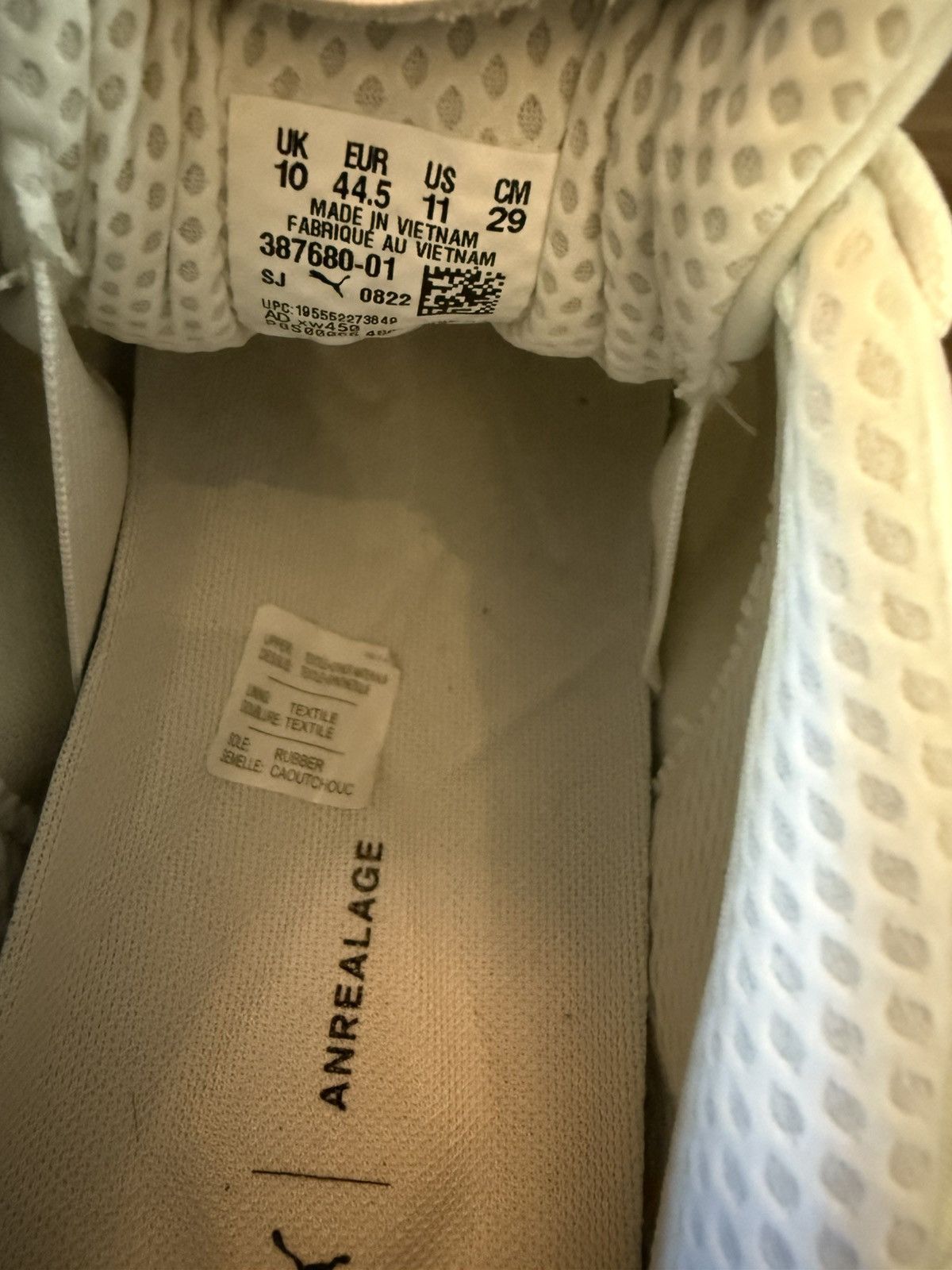 Puma Puma x Anrealage Nitro Futuristic White Men’s 11 Worn Once Size US 11 / EU 44 - 5 Thumbnail