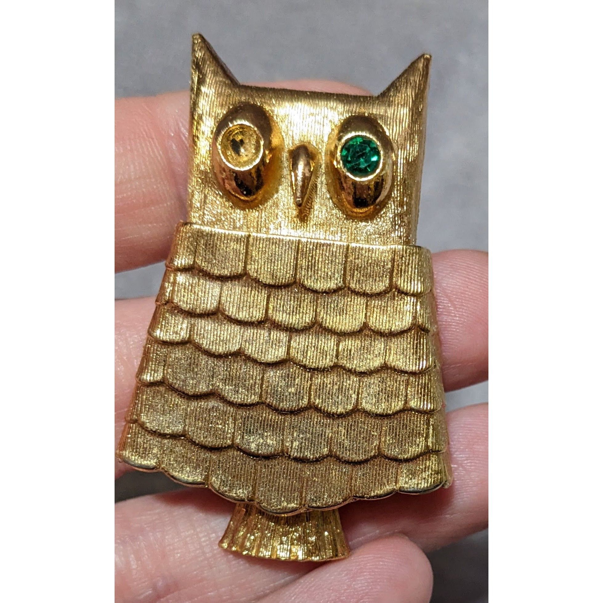 Other Vintage Avon Owl Gold Tone Solid Perfume Holder Size ONE SIZE - 8 Thumbnail
