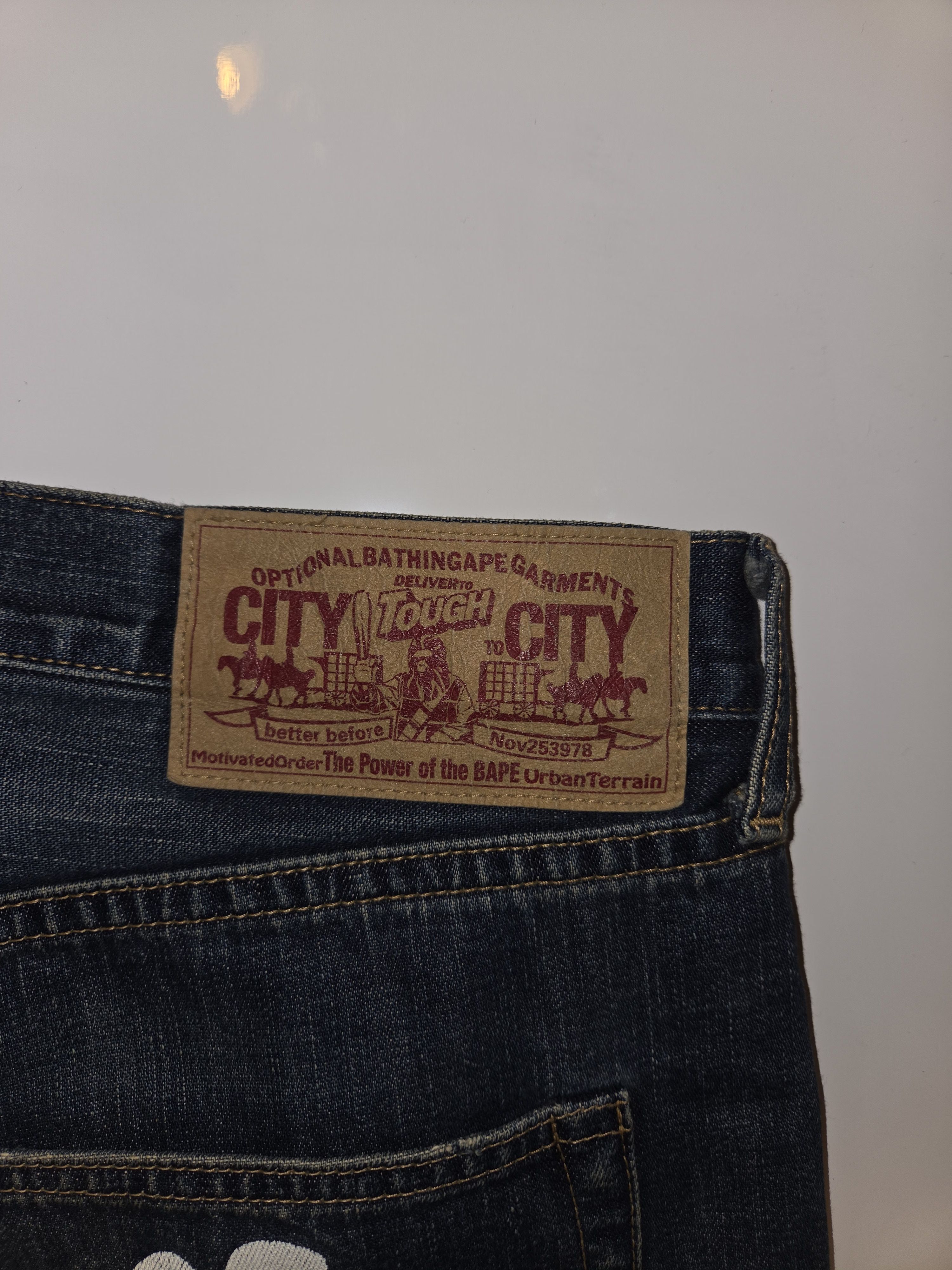 Bape Bape Foot Soldier Denim Jeans Size US 36 / EU 52 - 3 Thumbnail