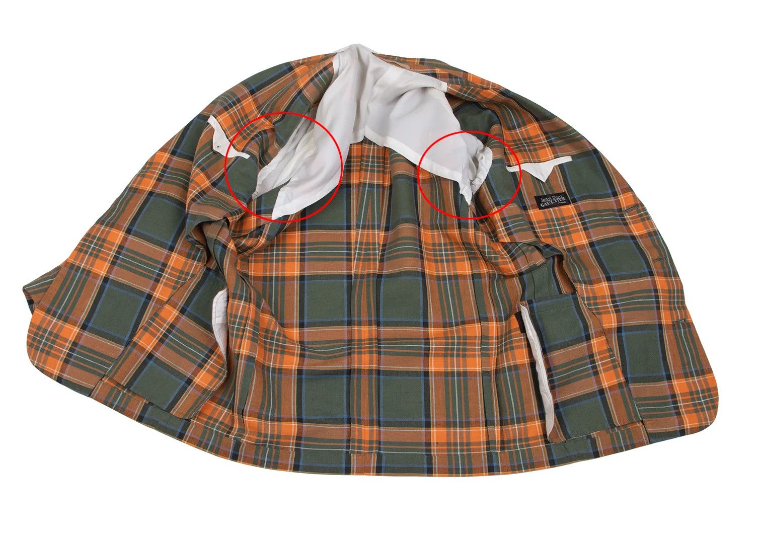 Jean Paul Gaultier Linen Cotton Tartan Check 3B Jacket Multi M Size Size US M / EU 48-50 / 2 - 14 Thumbnail