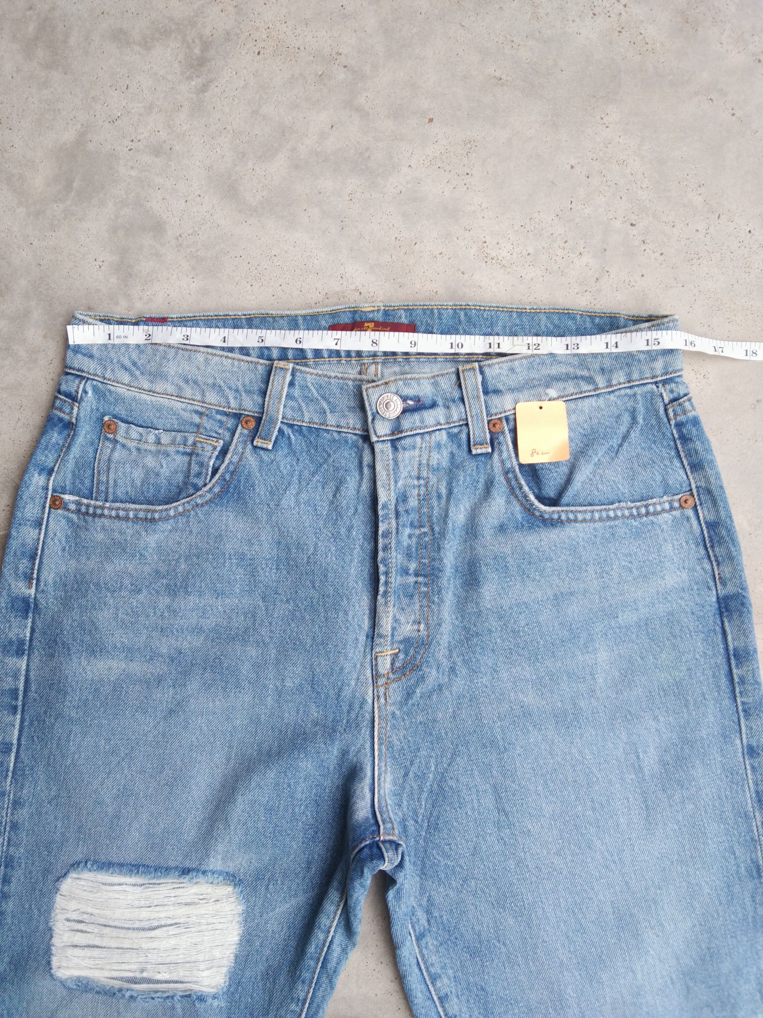 7 For All Mankind 7 For All Mankind Made In USA Distressed Jeans Size US 31 - 4 Thumbnail